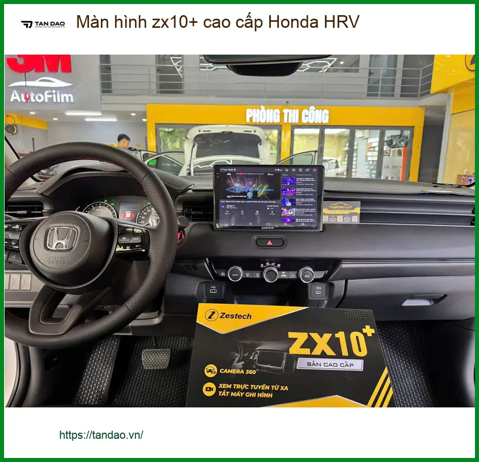 Anh Việt nâng cấp màn hình Zx10+ cao cấp cho Honda HRV tại Bình Chánh