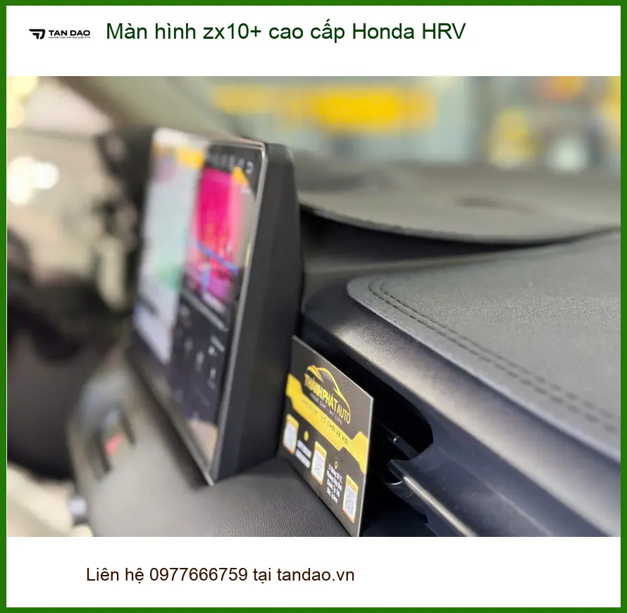 Anh Việt nâng cấp màn hình Zx10+ cao cấp cho Honda HRV tại Bình Chánh ảnh thực tế 2