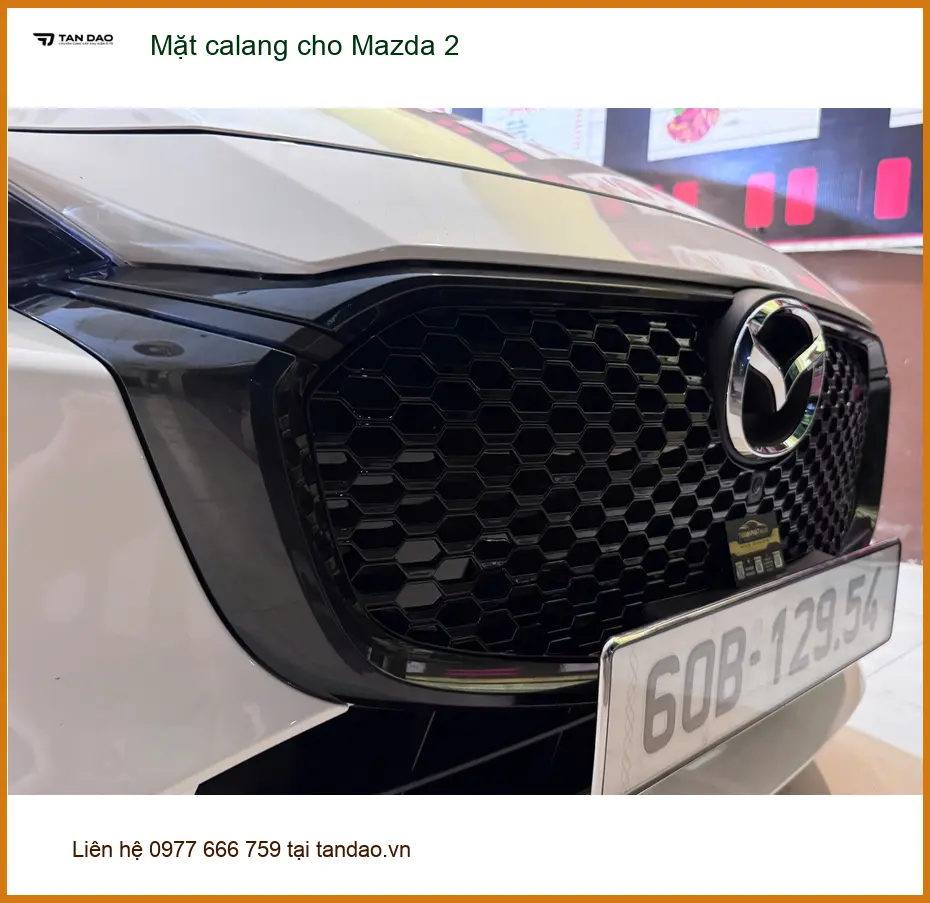 Anh Khang lắp Mặt calang cho Mazda 2 tại Quận 7 để nâng tầm vẻ ngoài. ảnh thực tế 2