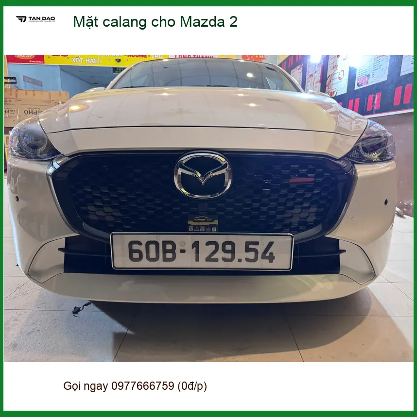 Anh Khang lắp Mặt calang cho Mazda 2 tại Quận 7 để nâng tầm vẻ ngoài. ảnh thực tế 5