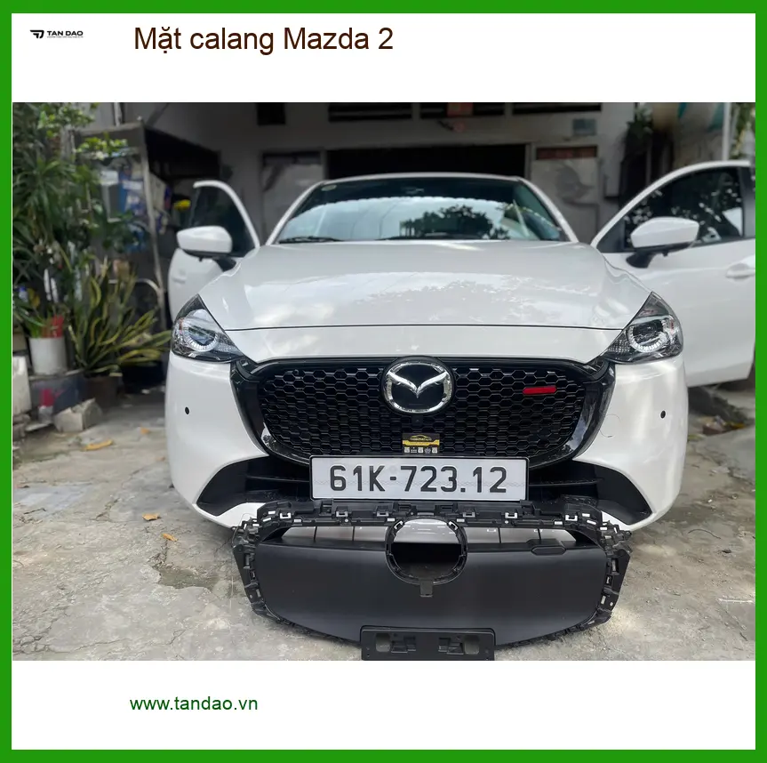 Anh Minh độ Mặt calang Mazda 2 tại Quận 10 vì muốn xe sang trọng hơn ảnh thực tế 3