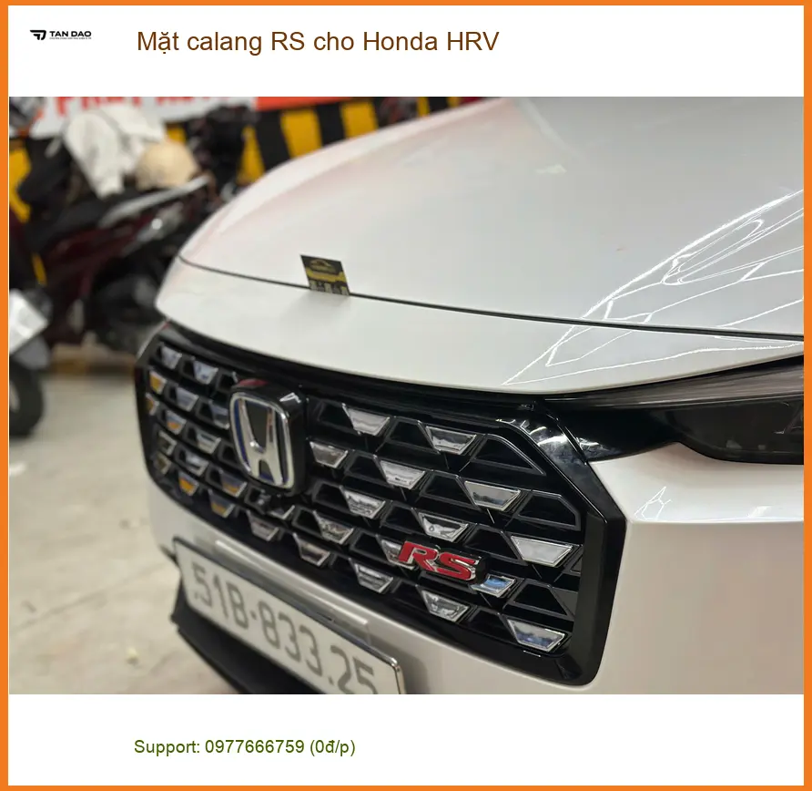 Anh Cường lắp Mặt calang RS cho Honda HRV tại Quận 1 để nâng tầm diện mạo