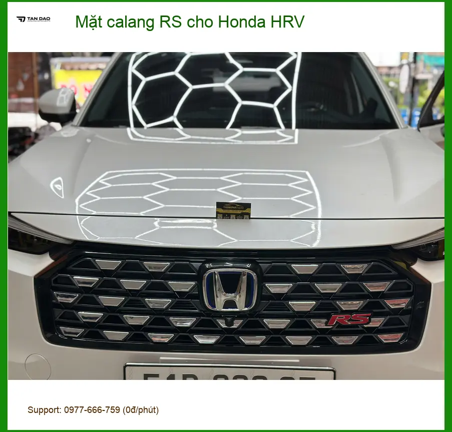 Anh Cường lắp Mặt calang RS cho Honda HRV tại Quận 1 để nâng tầm diện mạo ảnh thực tế 3
