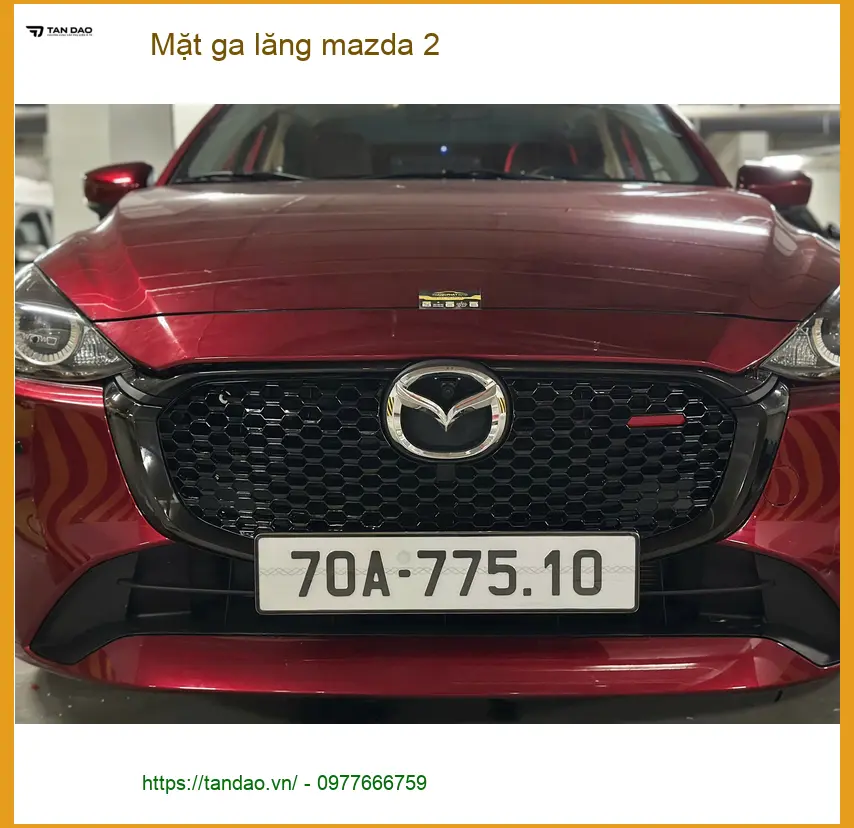 Chú Phước độ mặt ga lăng Mazda 2 tại Quận Bình Tân để xe trông thể thao hơn ảnh thực tế 3