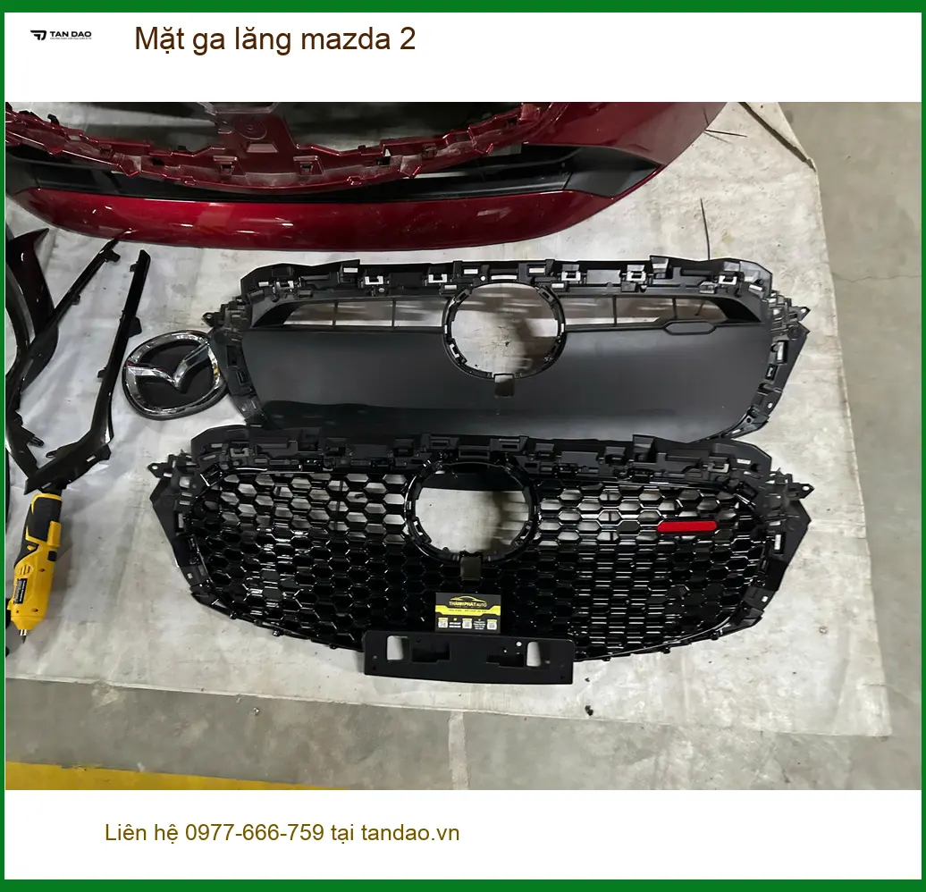 Anh Minh độ mặt ga lăng Mazda 2 tại Quận Tân Phú để chiếc xe trông cá tính hơn ảnh thực tế 4
