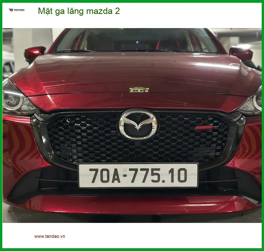 Anh Minh nâng cấp Mặt ga lăng Mazda 2 tại Cần Giờ để xe trông mạnh mẽ hơn ảnh thực tế 3