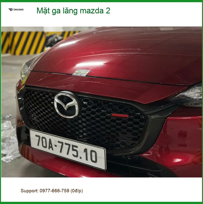 Anh Minh nâng cấp Mặt ga lăng Mazda 2 tại Cần Giờ để xe trông mạnh mẽ hơn ảnh thực tế 4