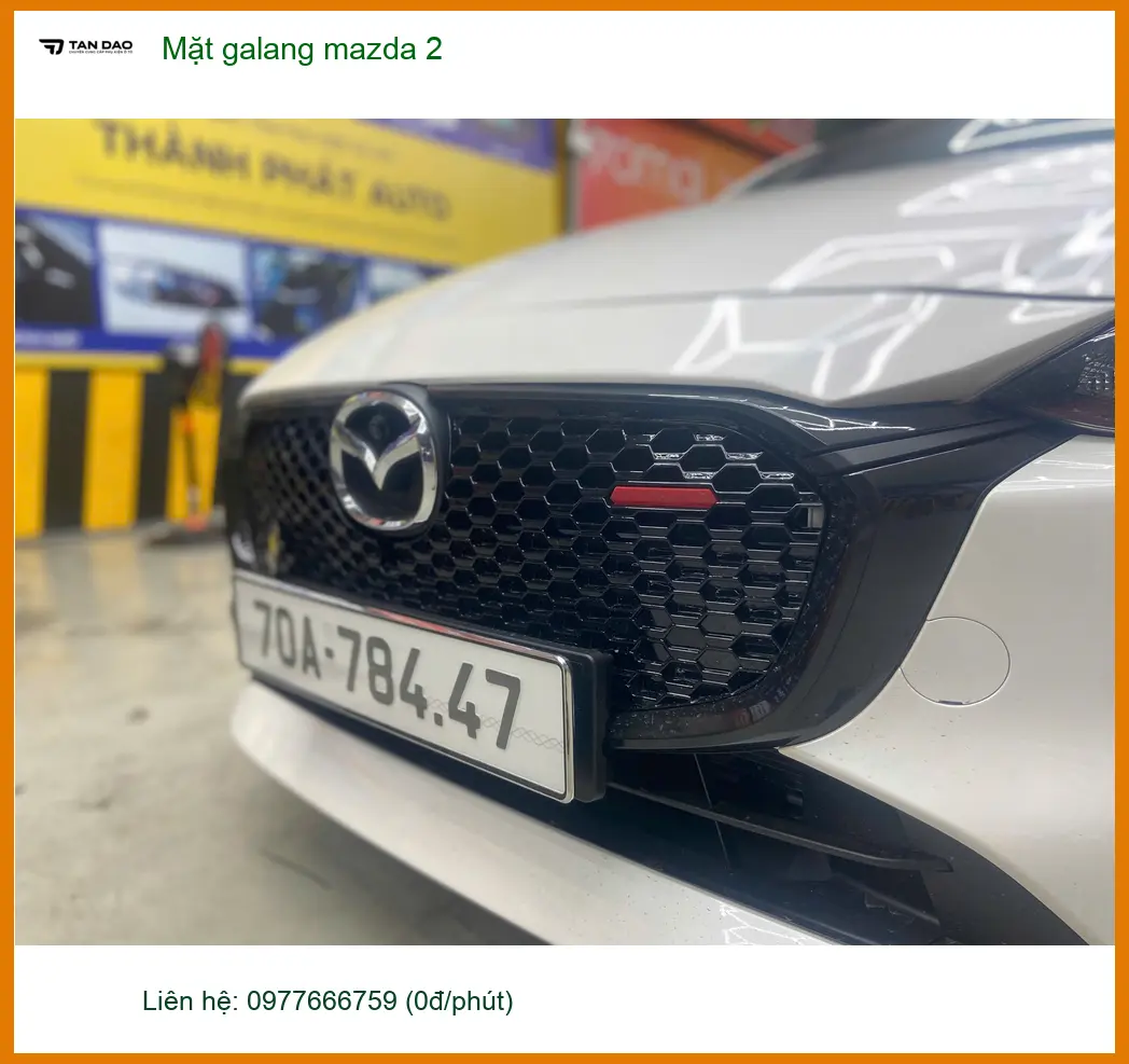 Anh Tùng lắp Mặt galang Mazda 2 tại Quận 2 để xe trông thể thao hơn ảnh thực tế 2