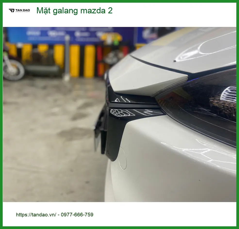 Anh Tùng lắp Mặt galang Mazda 2 tại Quận 2 để xe trông thể thao hơn ảnh thực tế 3