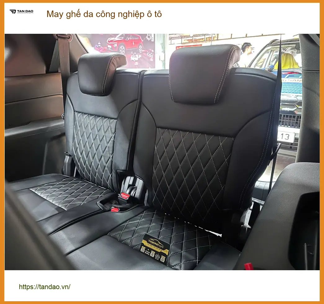 Anh Kiên may ghế da công nghiệp Hyundai SantaFe Quận 2 nội thất sang trọng ảnh thực tế 2