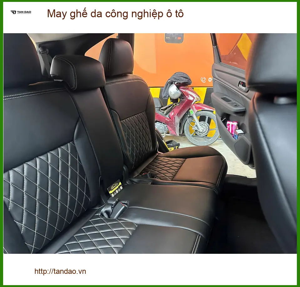 Chị Thảo may ghế da công nghiệp ô tô cho Kia Carnival tại Quận Tân Bình ảnh thực tế 4