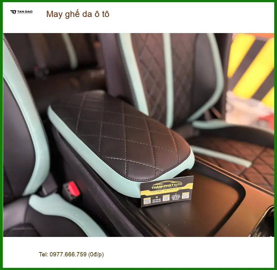 Anh Sơn may ghế da ô tô Toyota Camry ở Gò Vấp để nâng cấp không gian xe. ảnh thực tế 5