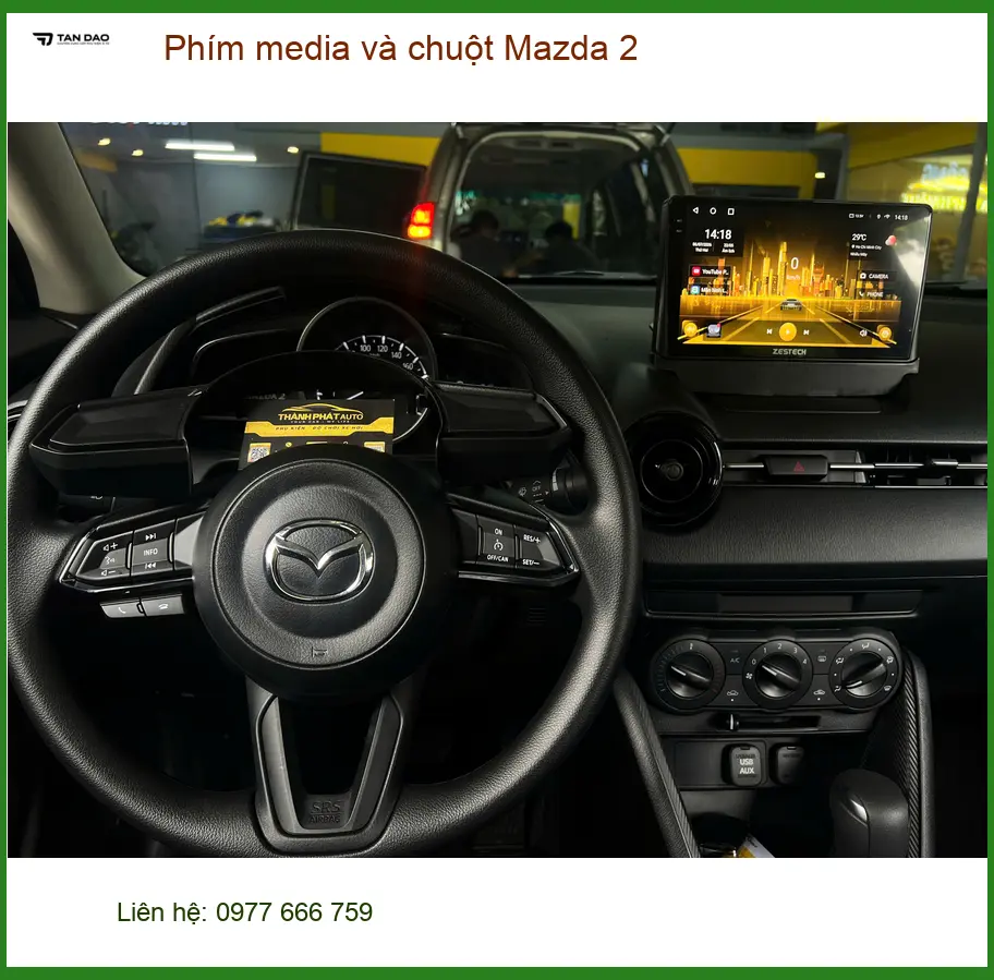 Anh Tấn nâng cấp Phím media và chuột Mazda 2 Quận 12 để điều khiển tiện lợi hơn ảnh thực tế 3