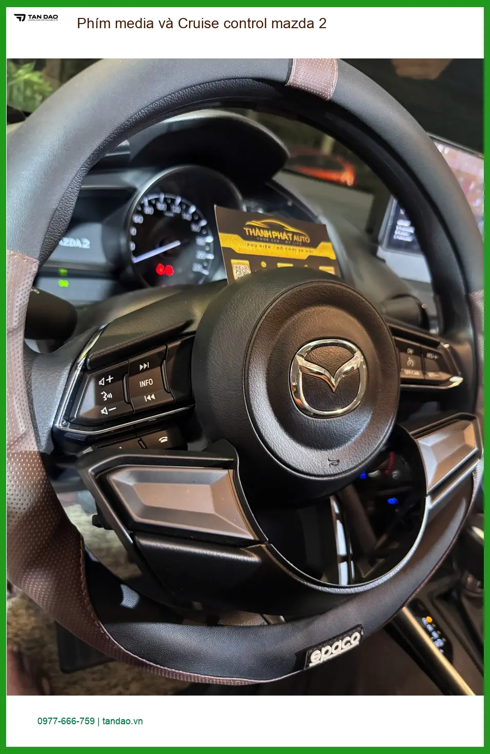 Anh Tú độ Phím media và Cruise control Mazda 2 tại Quận 2 để nâng tầm trải nghiệm lái ảnh thực tế 5