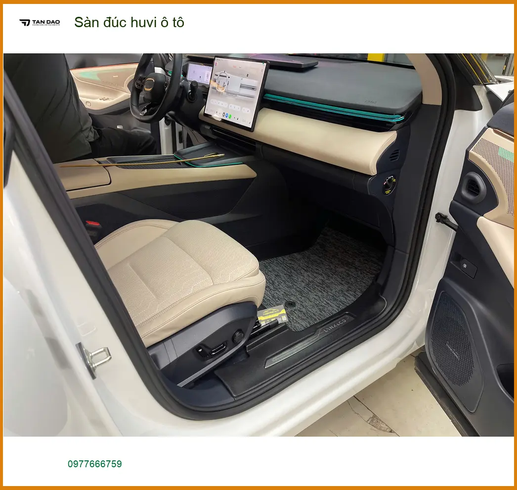 Anh Thành lắp sàn đúc Huvi ô tô Hyundai Accent ở Quận Phú Nhuận ảnh thực tế 3