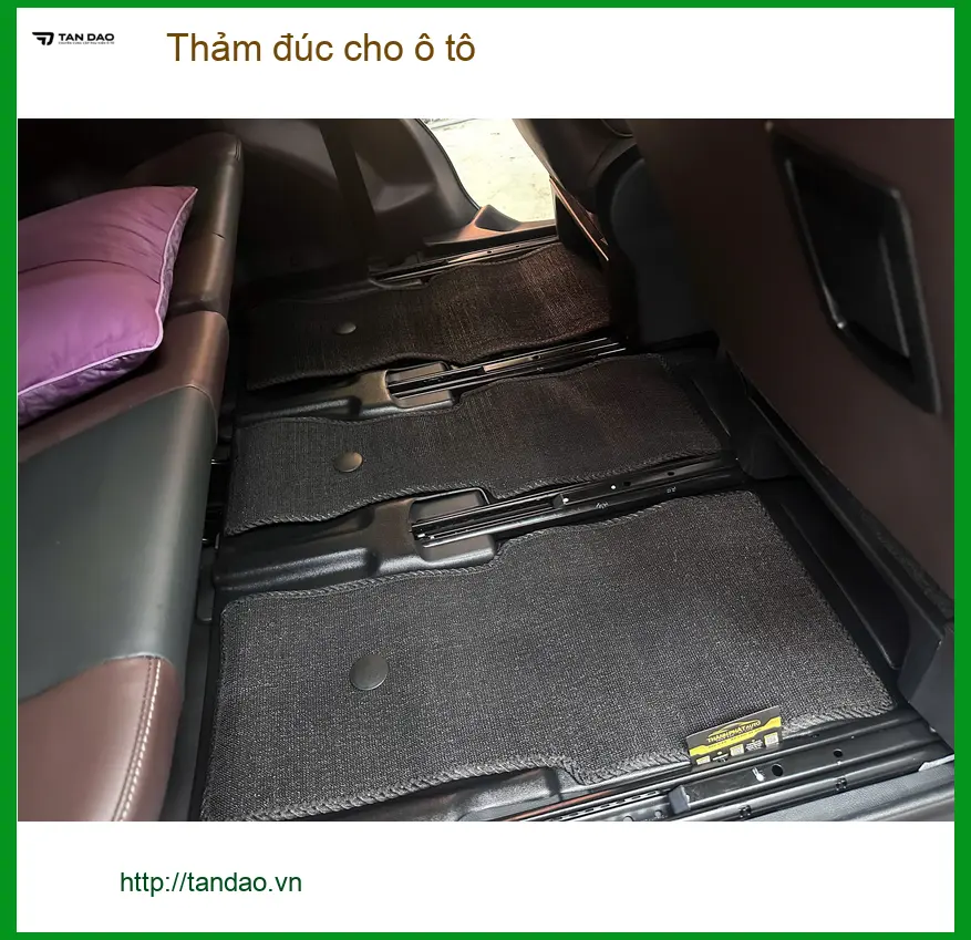 Anh Khải lắp thảm đúc ô tô Hyundai Creta tại Quận 2 để nội thất luôn mới ảnh thực tế 3