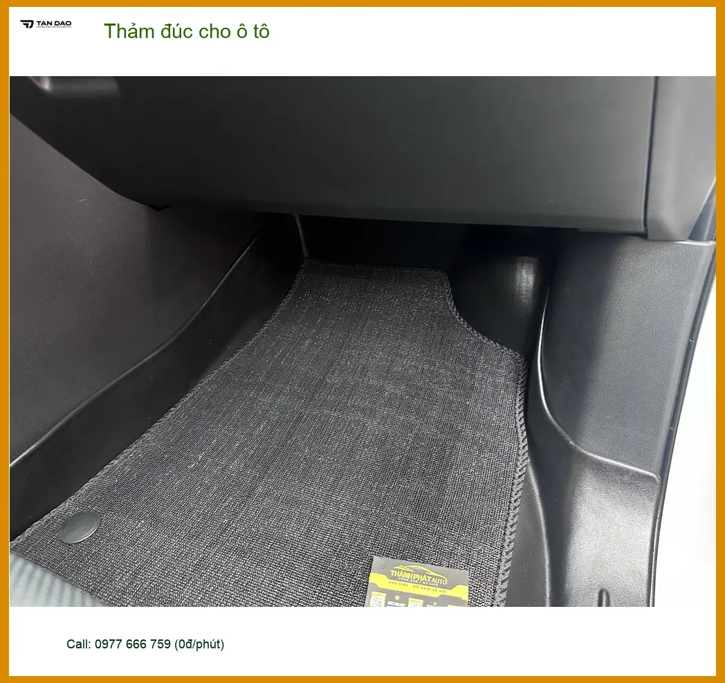 Anh Khải lắp thảm đúc ô tô Hyundai Creta tại Quận 2 để nội thất luôn mới ảnh thực tế 5