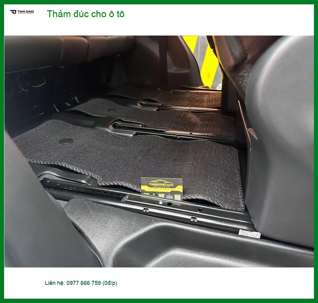 Chú Tấn lắp thảm đúc cho Hyundai Kona ở Quận 12 nội thất bền đẹp ảnh thực tế 3