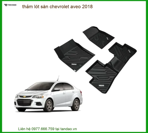 Thảm Lót Sàn Chevrolet Aveo 2018