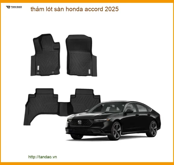 Thảm Lót Sàn Honda Accord 2025 - Địa Chỉ Lắp Đặt Uy Tín TPHCM