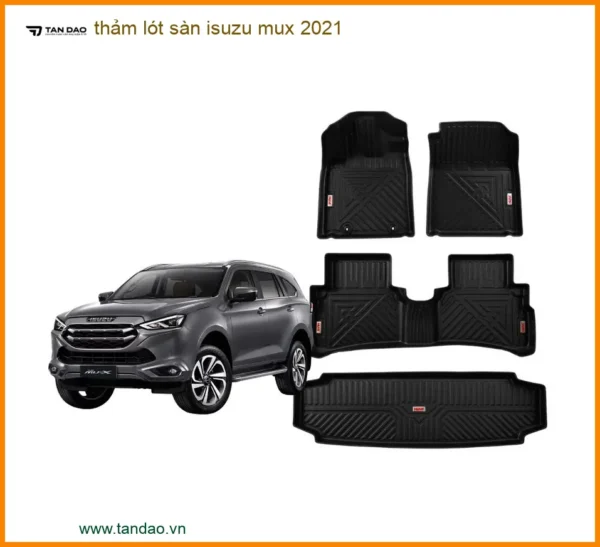 Thảm Lót Sàn Isuzu Mu-X 2021 - Trung Tâm Lắp Đặt Uy Tín TPHCM