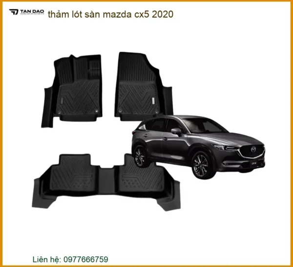 Thảm Lót Sàn Mazda CX5 2020 - Trung Tâm Lắp Đặt Chính Hãng TPHCM