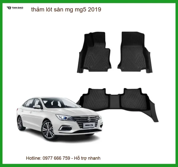 Thảm Lót Sàn 5D 6D Cao Cấp MG MG5 2019 - Trung Tâm Lắp Đặt Chính Hãng TPHCM