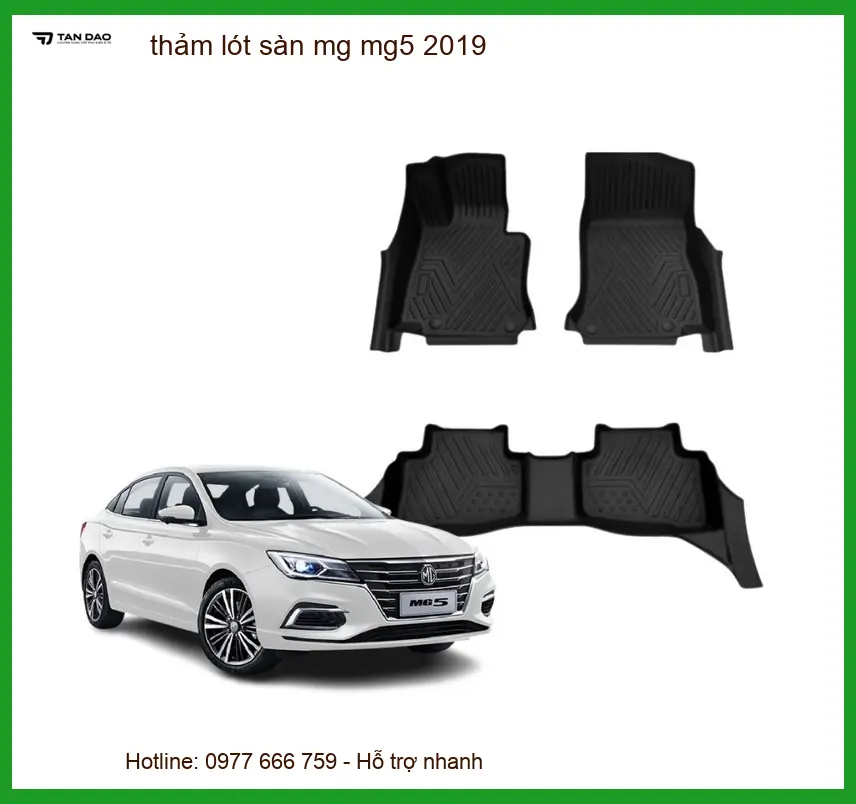 Thảm Lót Sàn 5D 6D Cao Cấp MG MG5 2019 - Trung Tâm Lắp Đặt Chính Hãng TPHCM