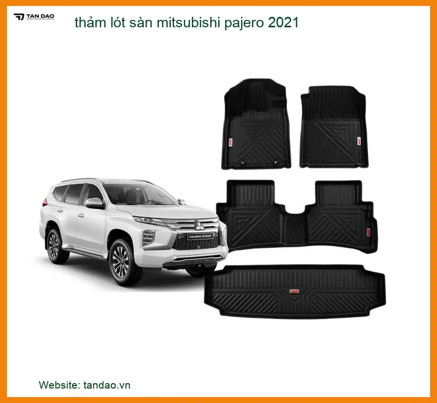 Thảm Lót Sàn Mitsubishi Pajero 2021 - Trung Tâm Lắp Đặt Uy Tín TPHCM