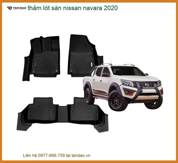 Thảm Lót Sàn 5D 6D Cao Cấp Nissan Navara 2020 - Nơi Lắp Đặt Uy Tín TPHCM