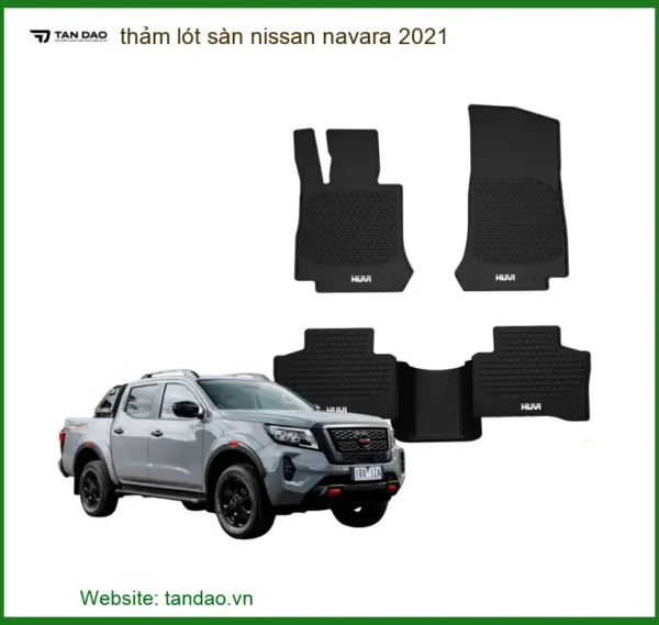 Thảm Lót Sàn Nissan Navara 2021 - Địa Chỉ Lắp Đặt Chính Hãng TPHCM