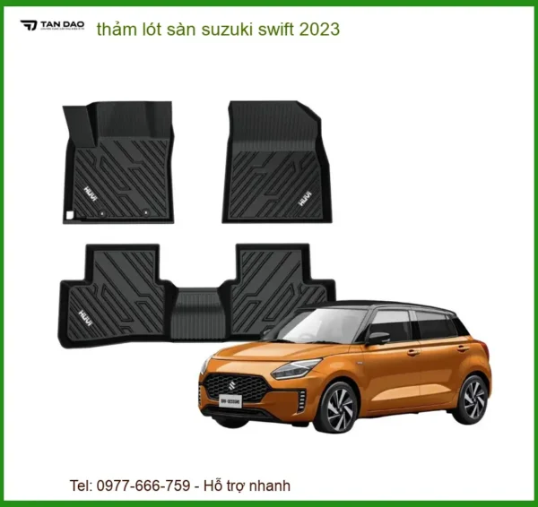 Thảm Lót Sàn Suzuki Swift 2023 - Địa Chỉ Lắp Đặt Chính Hãng TPHCM