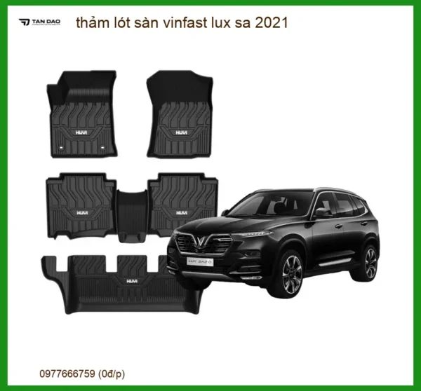 Thảm Lót Sàn VinFast Lux SA 2021 - Trung Tâm Lắp Đặt Uy Tín TPHCM