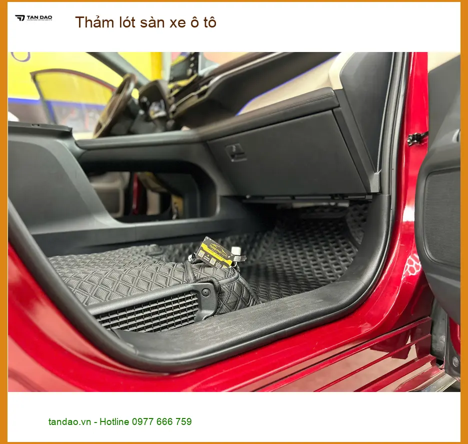 Chị Linh thay thảm lót sàn ô tô cho Toyota Raize ở Quận Bình Thạnh cho sạch sẽ ảnh thực tế 4