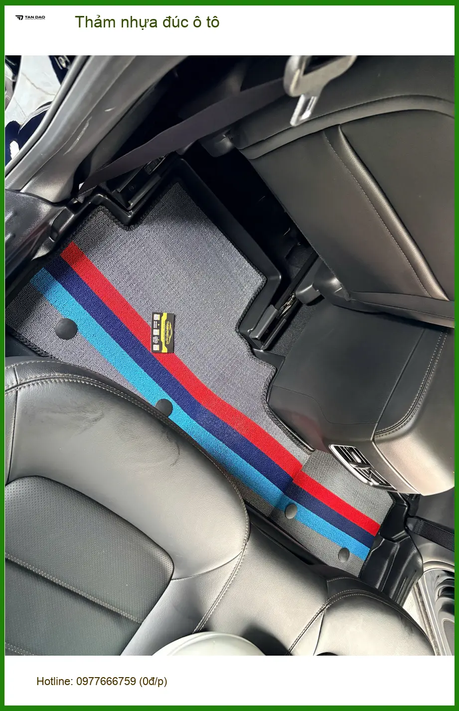 Anh Minh lắp thảm nhựa đúc ô tô cho Hyundai Accent tại Quận 12 để nội thất luôn sạch sẽ