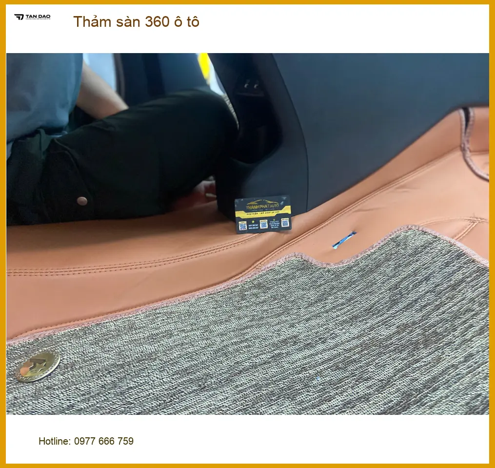 Chị Mai Linh bọc thảm sàn 360 ô tô cho Hyundai Kona tại Quận 5, nội thất bền đẹp ảnh thực tế 3