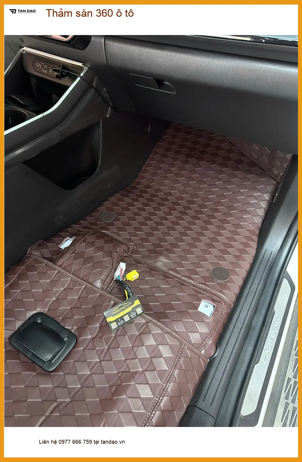Anh Khánh lắp thảm sàn 360 ô tô cho Hyundai Accent tại Quận 2 để nội thất luôn sạch sẽ ảnh thực tế 5