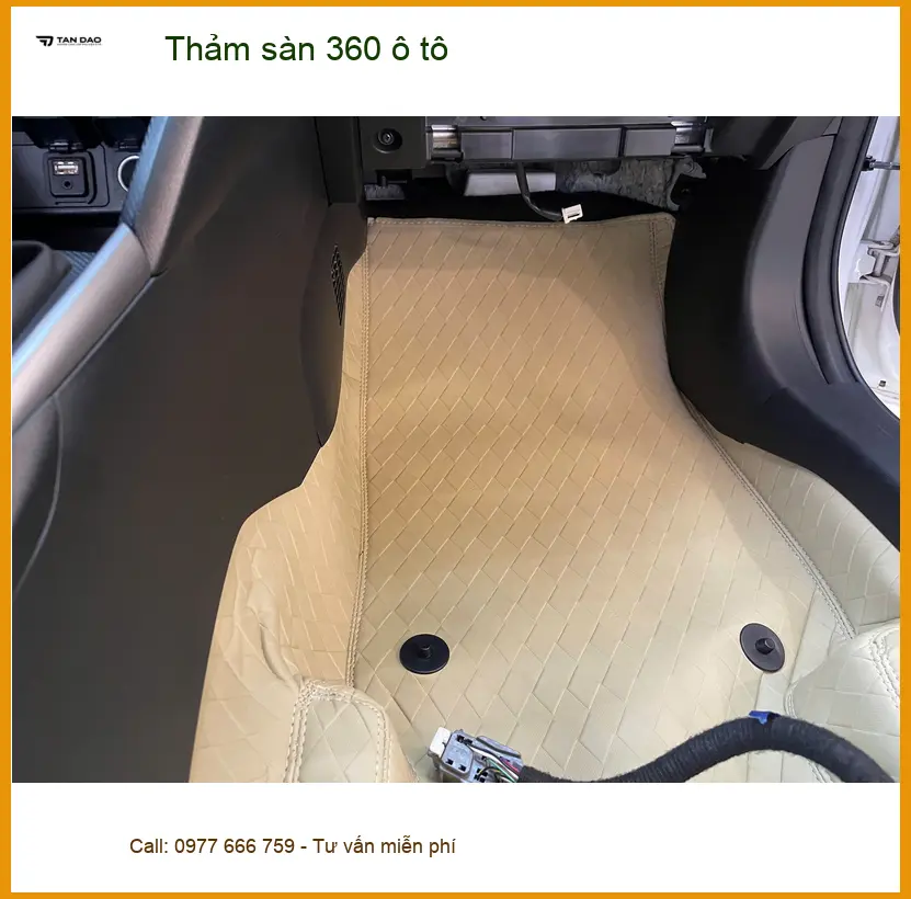 Cô Bích lắp thảm sàn 360 ô tô Toyota Vios tại Quận 12 để dễ vệ sinh ảnh thực tế 2