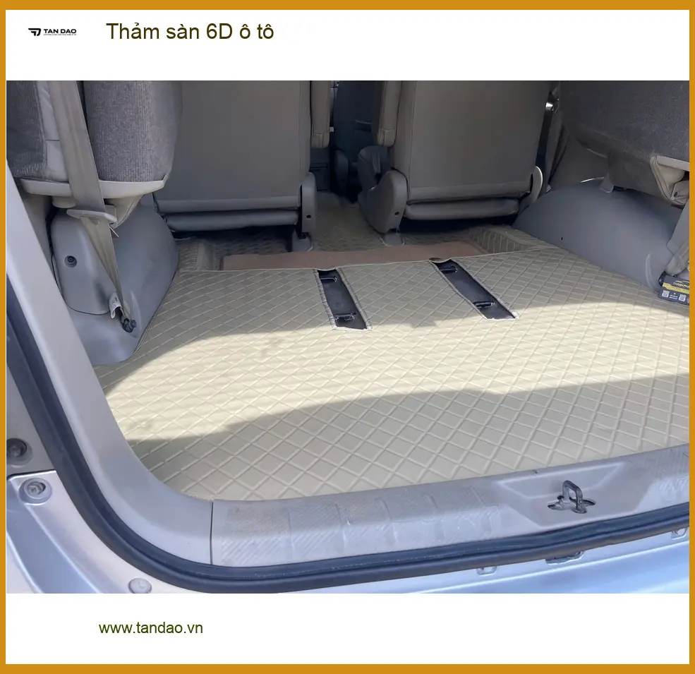 Anh Tấn lắp thảm sàn 6D ô tô Hyundai Accent Quận 10 để nội thất xe luôn sạch đẹp ảnh thực tế 2