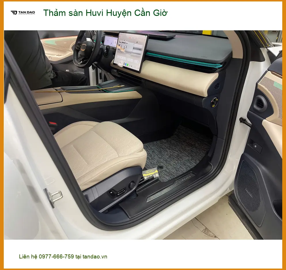 Địa Chỉ May Thảm Lót Sàn Ô Tô sàn Huvi Huyện Cần Giờ - Giá Tốt TPHCM
