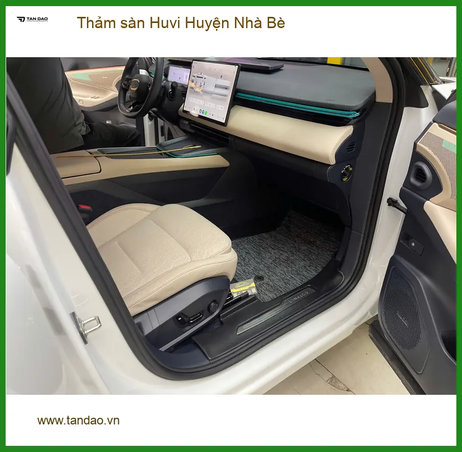 Địa Chỉ May Thảm Lót Sàn Ô Tô sàn Huvi Huyện Nhà Bè - Thi Công Chuyên Nghiệp