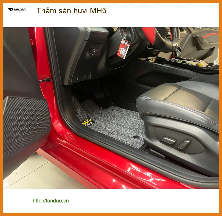 Anh Huy lắp Thảm sàn Huvi MH5 cho Kia K3 tại Quận 6 vì thảm zin dễ bám bẩn ảnh thực tế 2