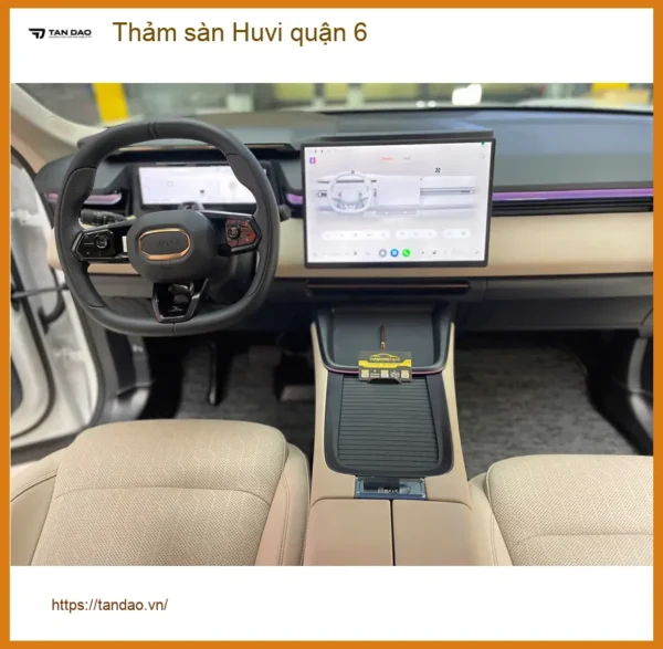 Alternative view of Địa Chỉ Lắp Đặt Thảm Lót Sàn Ô Tô sàn Huvi quận 6 - Giá Tốt TPHCM