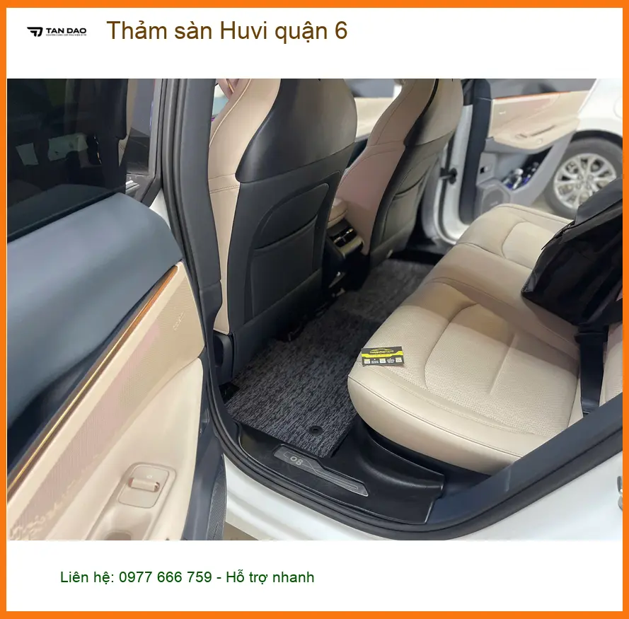Địa Chỉ Lắp Đặt Thảm Lót Sàn Ô Tô sàn Huvi quận 6 - Giá Tốt TPHCM ảnh thực tế 3