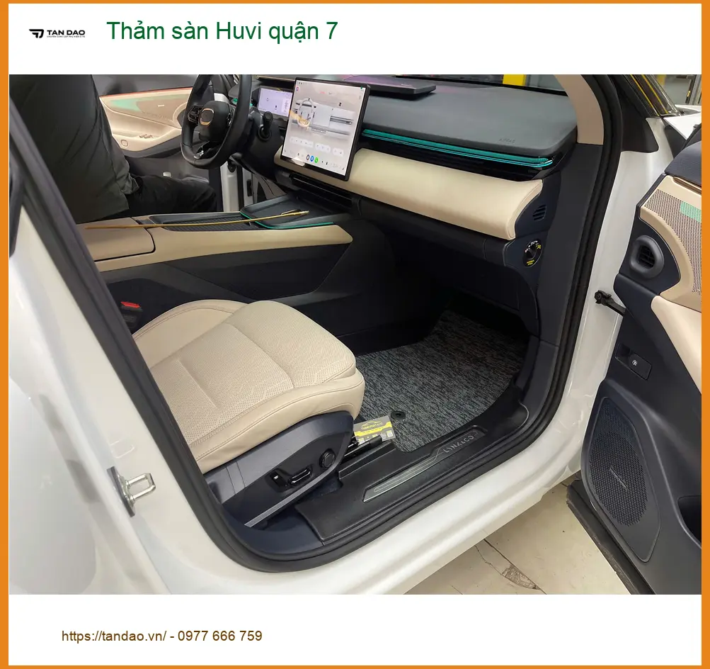 Địa Chỉ May Thảm Lót Sàn Ô Tô sàn Huvi quận 7 - Giá Tốt TPHCM ảnh thực tế 2