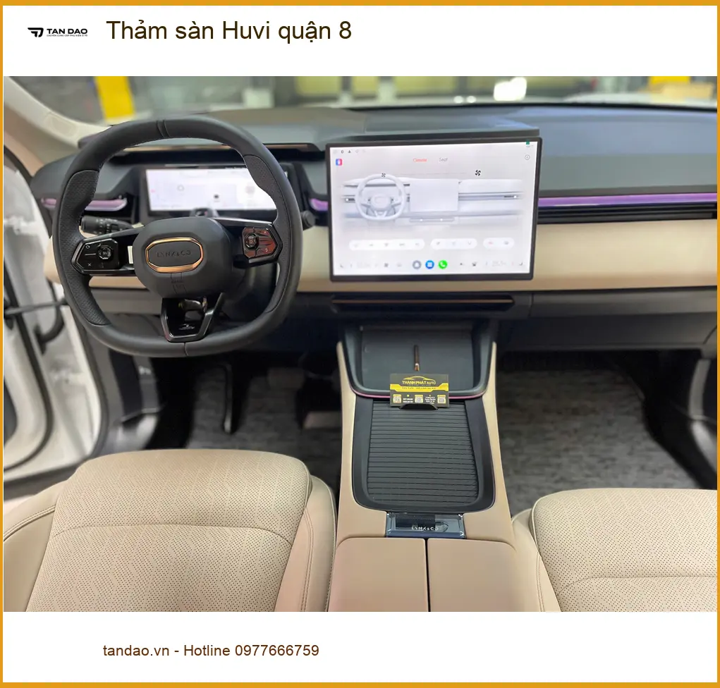 Trung Tâm Lắp Đặt Thảm Lót Sàn Ô Tô sàn Huvi quận 8 - Lắp Đặt Uy Tín TPHCM ảnh thực tế 3