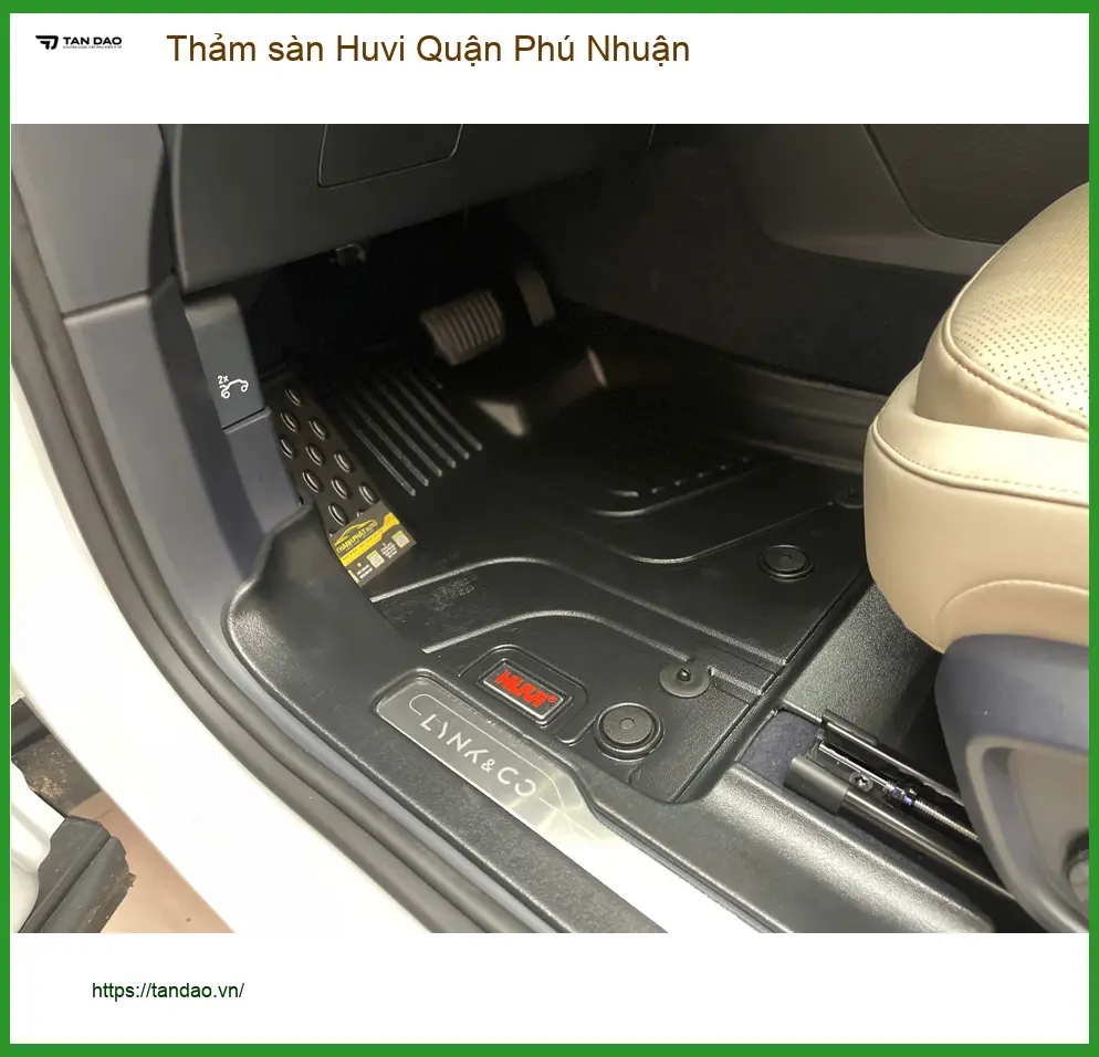Địa Chỉ Lắp Thảm Lót Sàn Ô Tô sàn Huvi Quận Phú Nhuận - Giá Tốt TPHCM ảnh thực tế 2