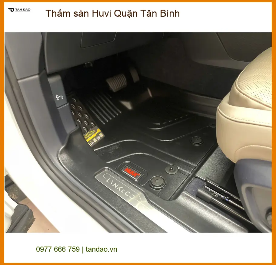 Nơi May Thảm Lót Sàn Ô Tô sàn Huvi Quận Tân Bình - Giá Tốt TPHCM ảnh thực tế 2