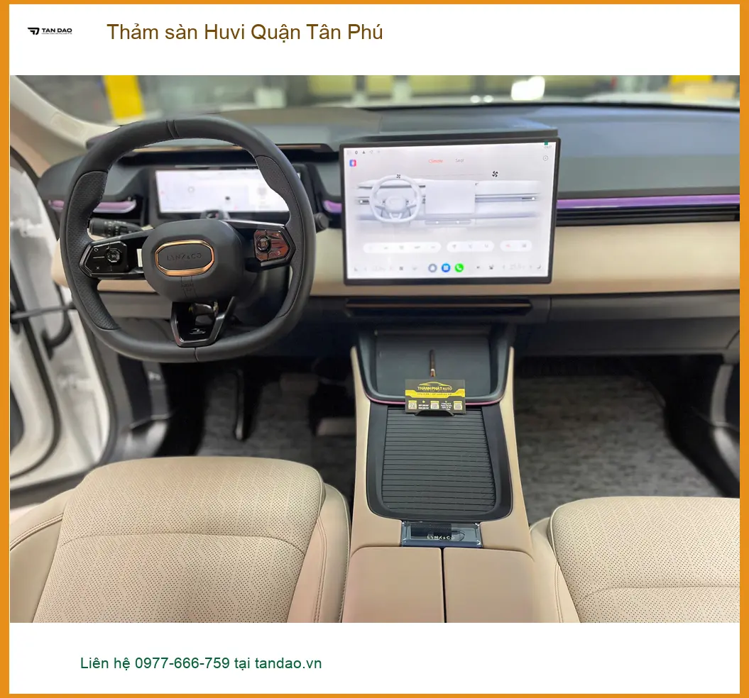 Địa Chỉ Lắp Thảm Lót Sàn Ô Tô sàn Huvi Quận Tân Phú - Lắp Đặt Uy Tín TPHCM
