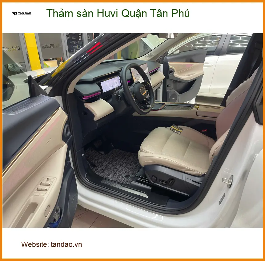 Địa Chỉ Lắp Thảm Lót Sàn Ô Tô sàn Huvi Quận Tân Phú - Lắp Đặt Uy Tín TPHCM ảnh thực tế 3